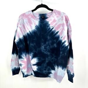 AR-33 tie dye pullover sweatshirt in touch of rose Size S